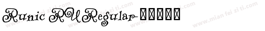 Runic RU Regular字体转换